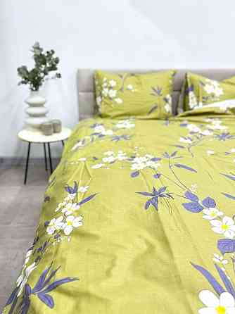 Ecotton Комплект постільної білизни Ecotton Євро 210х220 см гірчичний (21005АВ) Коломия