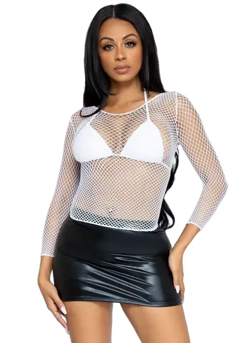 Топ Leg Avenue Long Sleeves T-Shirts White One Size Львов - изображение 1