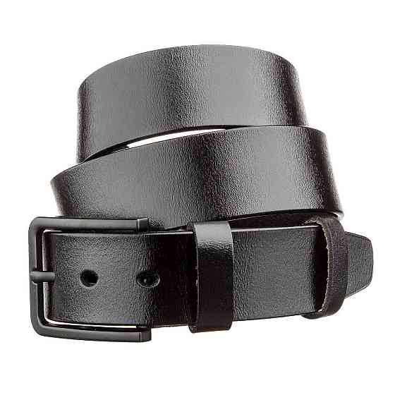 Чоловічий шкіряний ремінь classic Vintage 20222 Чорний Київ