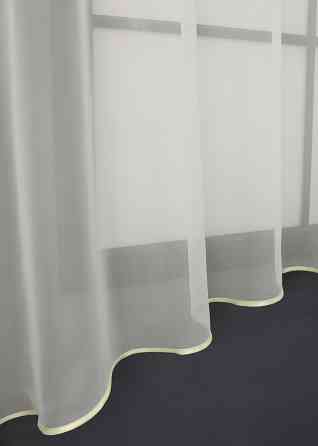 Кухонная гардина VR-Textil № 036к арка молочный с фиолетовым 280х170 см (52-0852) Киев