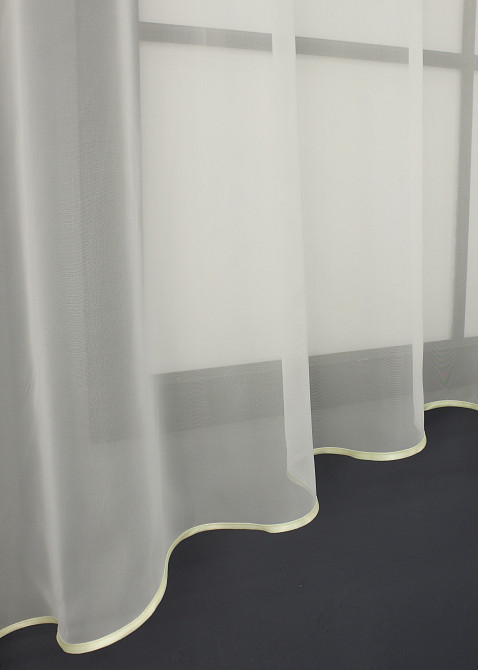 Кухонная гардина VR-Textil № 036к арка молочный с фиолетовым 280х170 см (52-0852) Киев - изображение 5