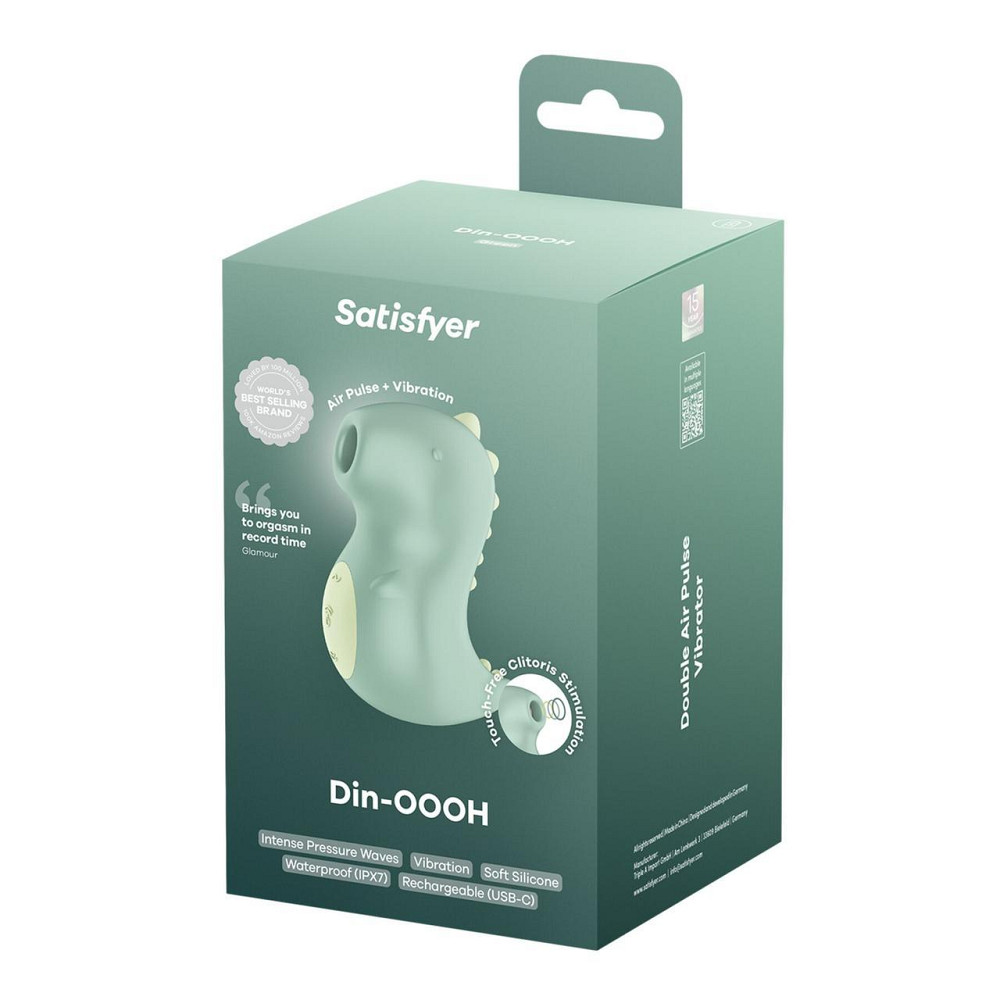 Вакуумний кліторальний стимулятор Satisfyer Din-OOH Sex Aura Київ - фото 5