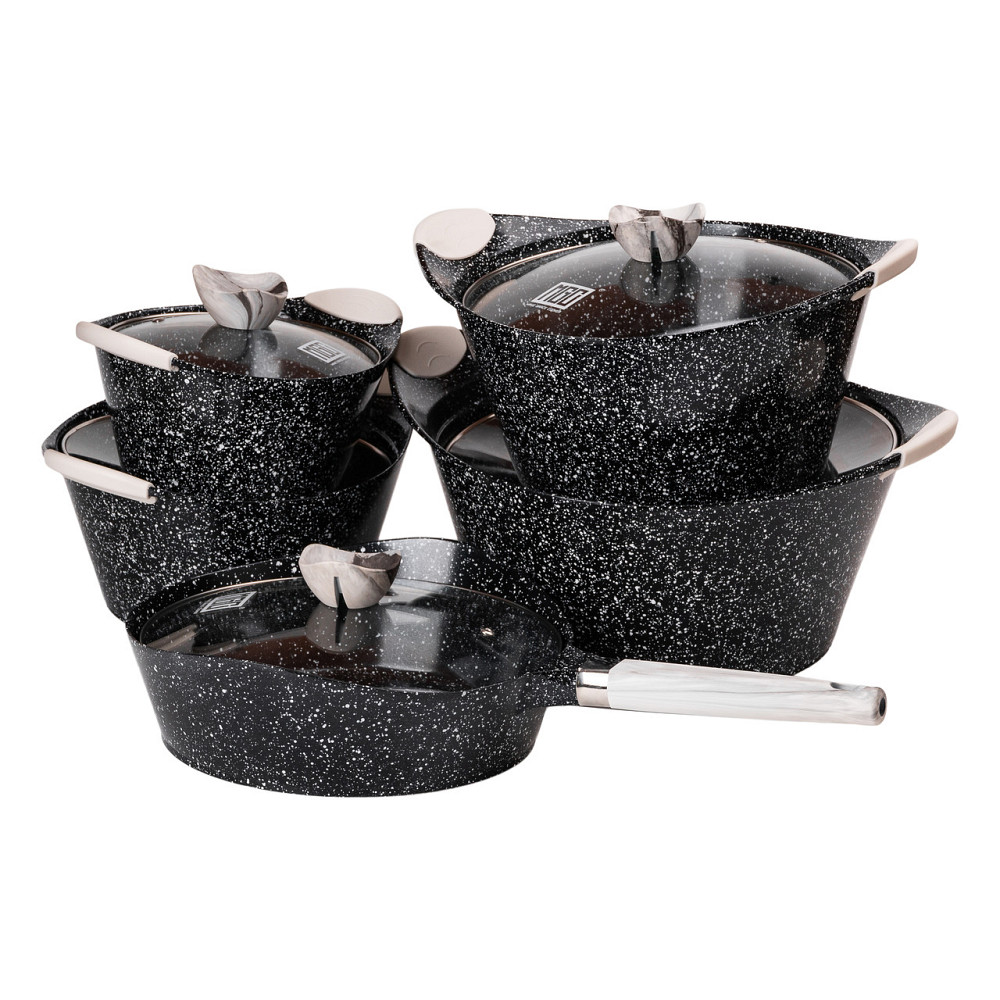 MGC Набір посуду з 5 предметів, алюміній, товсте дно MGC HP-4-409 Коломыя - изображение 1