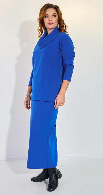 Костюм зі щільного джерсі зі спідницею (52) Київ - фото 3