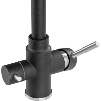 Змішувач GRANADO Badalona LUX black shine (gz0401L) Вінниця - фото 3