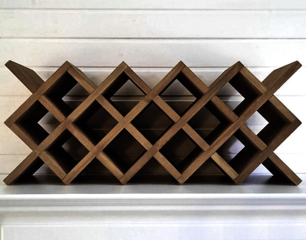 Настільна винна полиця "Ресорт" капучино Миколаїв - фото 1