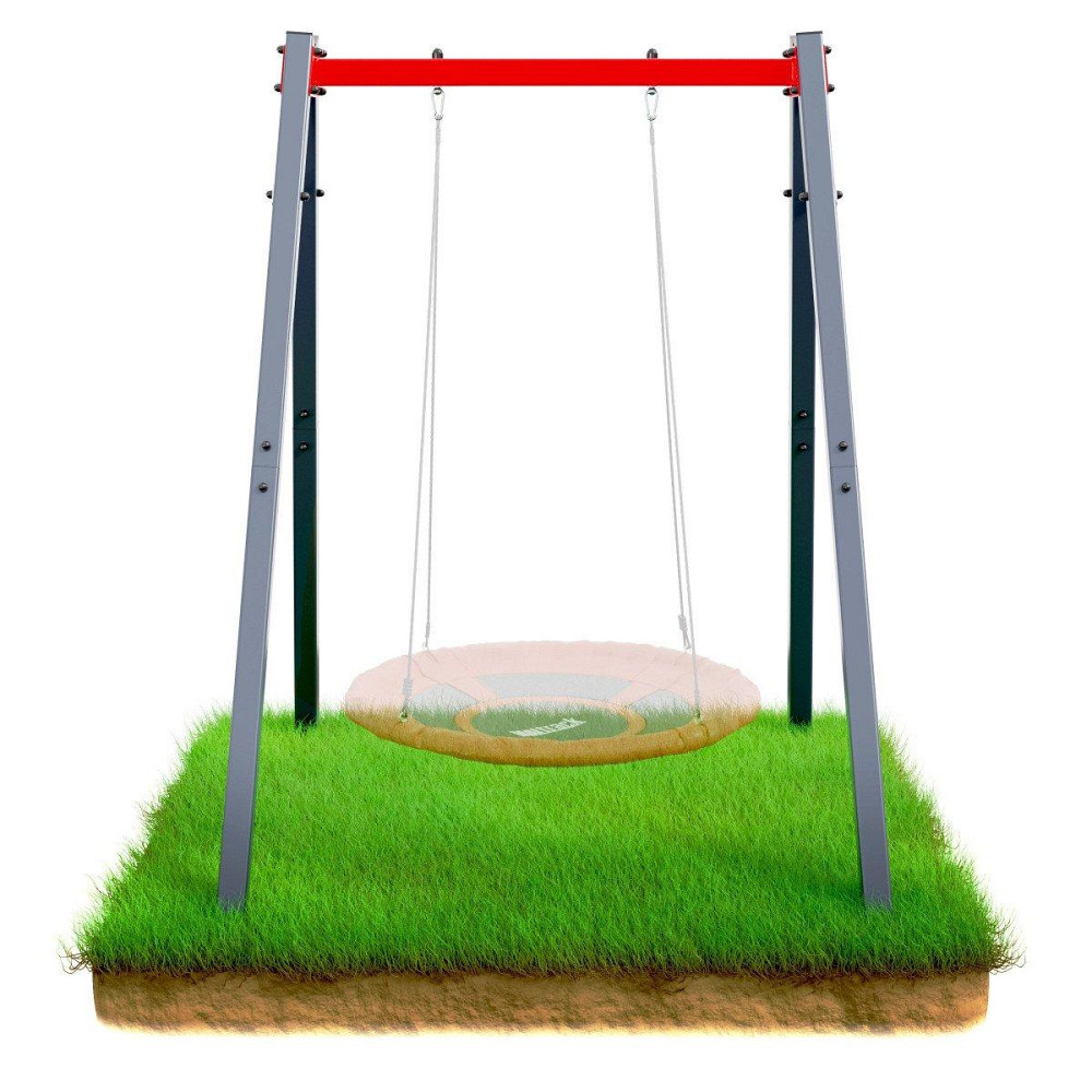 Каркас для качели K-SPORT КSОZ016, 164 х 140 х 206 см - красно-серый Киев - изображение 1