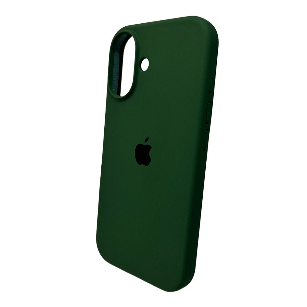 Чохол Silicone для Apple iPhone 16, зелений Київ - фото 7