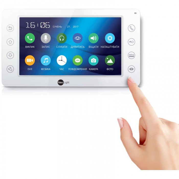 Кольоровий відеодомофон NeoLight Kappa+ HD Київ - фото 2