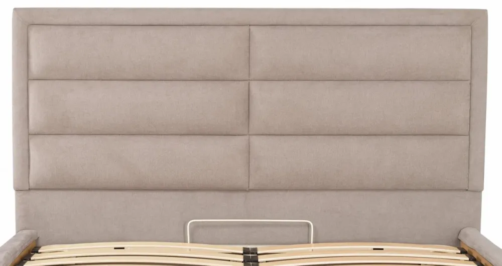 Ліжко Двоспальне Orlando Comfort 160 х 190 см Місті Mocco З підйомним механізмом та нішою для білизни Мокко Київ - фото 5