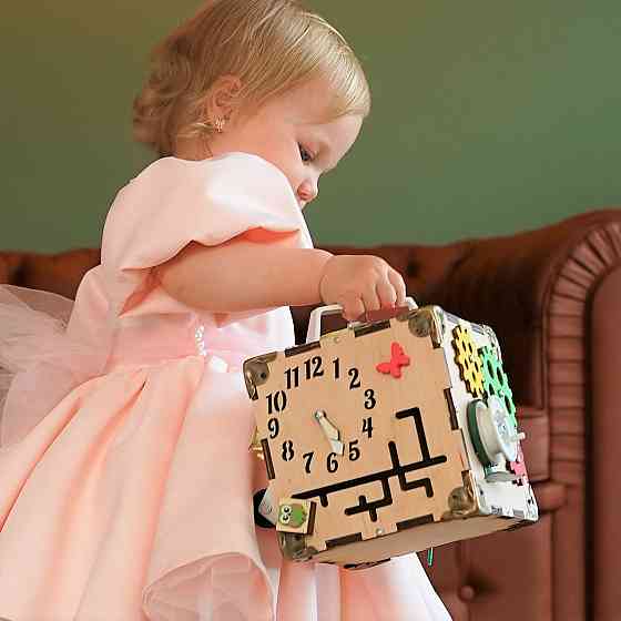 Мінібізікуб без фарби 15*15*15 Дитячий розвивальний куб унісекс міні Розвивальна іграшка Бізіборд Київ