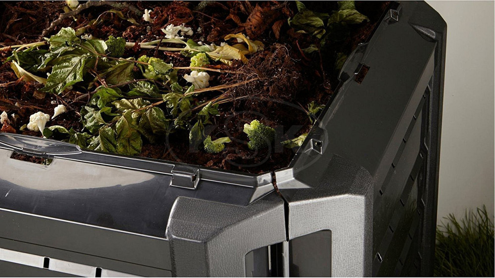 Компостер садый PROSPERPLAST MODULE COMPOGREEN 800 л, черный Киев - изображение 8