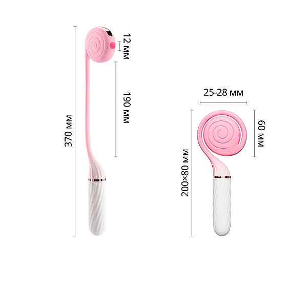 Пульсатор з вакуумною стимуляцією Otouch LOLLIPOP Pink Sex Aura Київ