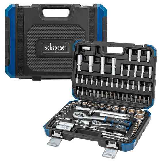 Набір інструменту 94 предмета 1/4"&1/2" (6-гран.) (4-32 мм) SCHEPPACH SCH-4941-5 Одеса