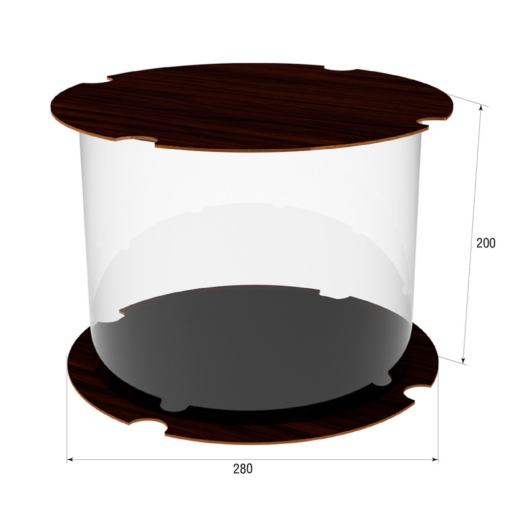 Коробка для тортів, квітів та подарунків EKOSTAR 250х200 Київ - фото 2