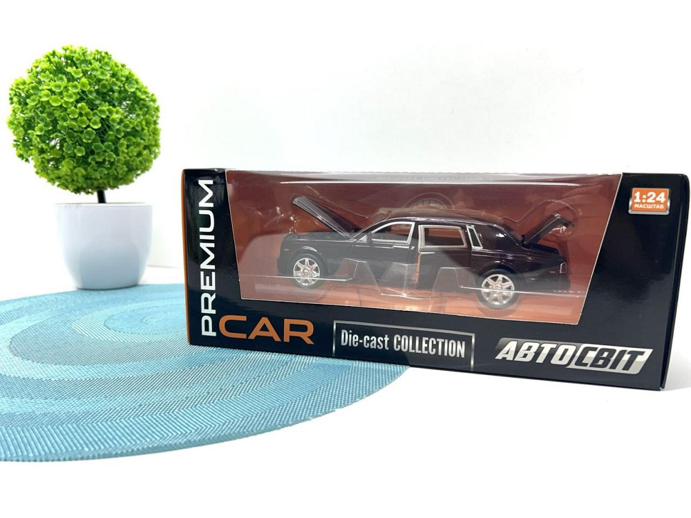 Машина металева Автосвіт Rols-Royce інерційна відчиняються двері капот 1:24 Коричнева (AP-1701) Чернигов - изображение 2