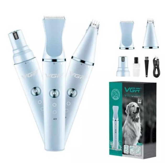 Машинка для стрижки тварин собак і кішок, Набір машинки для стрижки для собак Машинка тример кішок BZ-68 Львів - фото 2