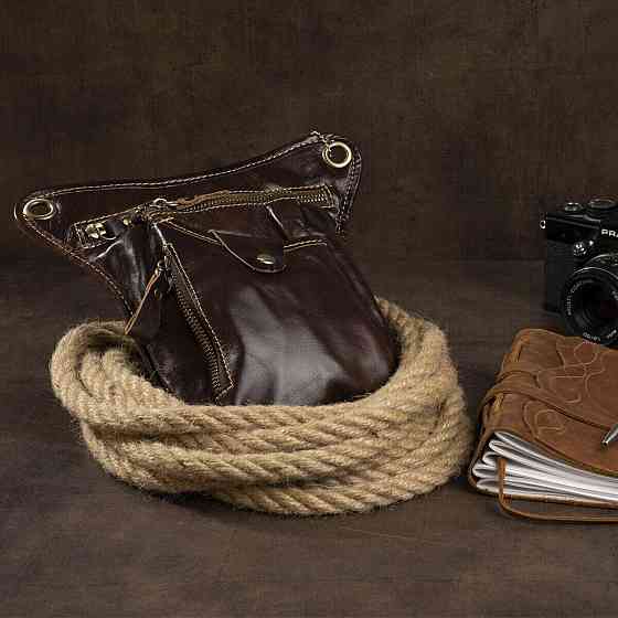 Сумка на пояс Коричневая (Vintage) Киев