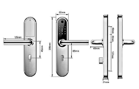PES Ben 2 біометричний смарт-замок чорний Київ