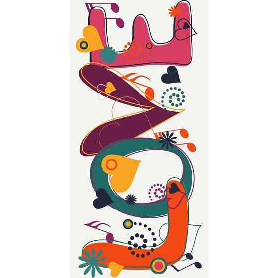 Картина за номерами "LOVE" 16132-AC 40х80 см Вінниця