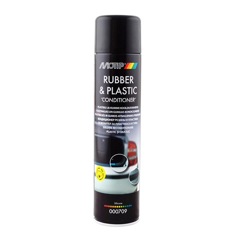 Очиститель-кондиционер для резины и пластика Motip Rubber & Plastic Conditioner аэрозоль 600мл Львов - изображение 1