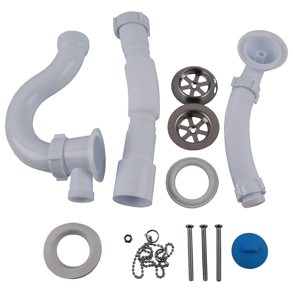 Сифон OPTIMUM для ванни прямоточний з випуском 1 1/2″, перел та гофротрубою 40*40/50 OPTI 26133 Тернополь - изображение 7