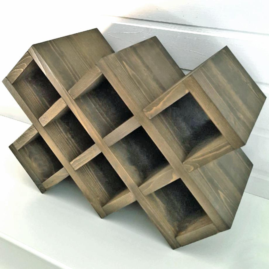 Настольная винная полка 