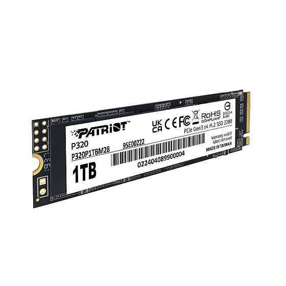Накопичувач SSD 1TB Patriot P320 M.2 2280 PCIe 3.0 x4 NVMe TLC (P320P1TBM28) M.2 2280 Харків