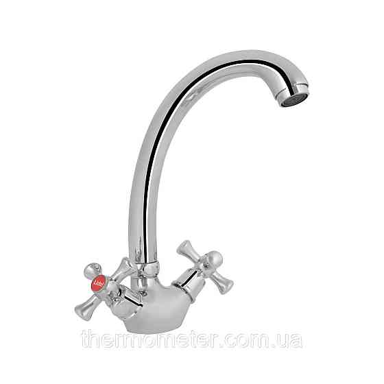 Смеситель для кухни Lidz Lamb 273F двухвентильный LDLAM273FCRM21890 Chrome Киев