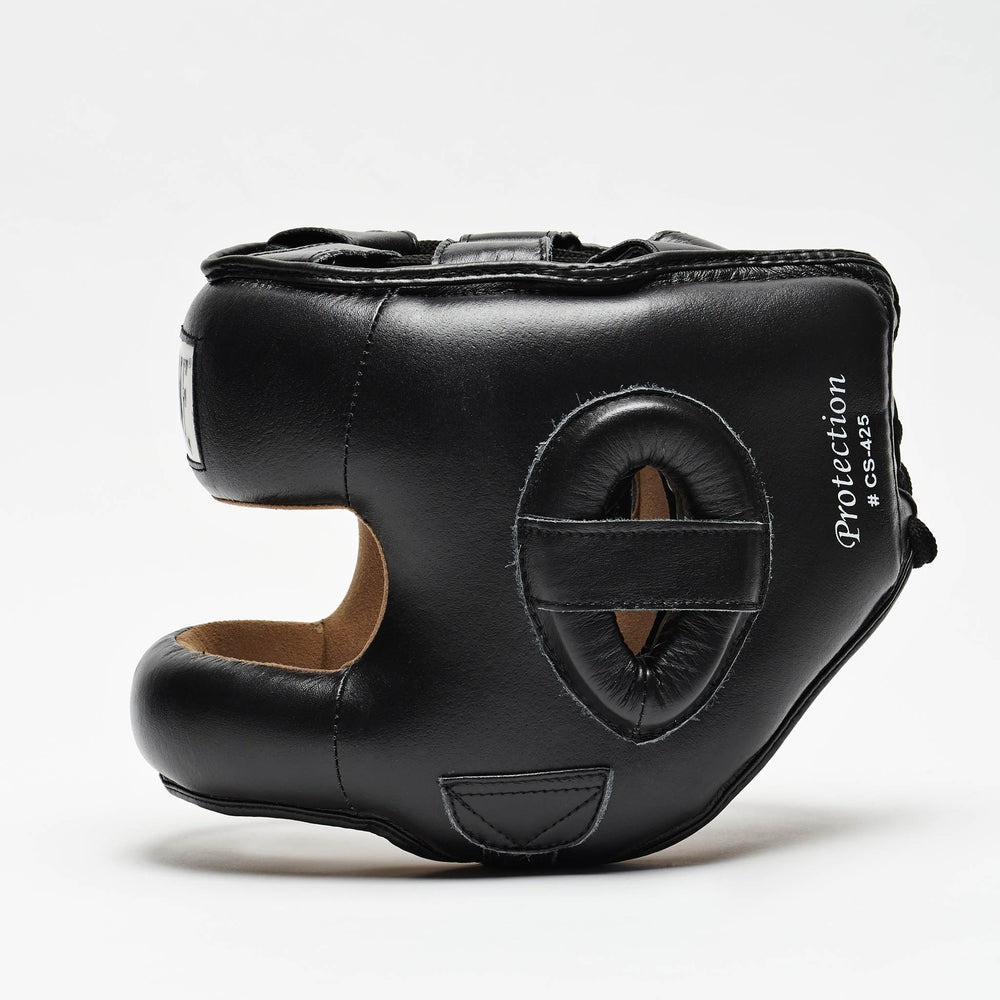 Боксерський шолом з бампером Leone CS425 Black M (капа в комплекті) Кам'янське - фото 4