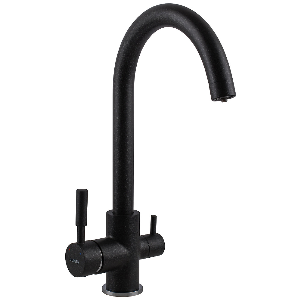 Змішувач для кухні під осмос Globus Lux LAZER GLLR-0333-1-ONIX Луцьк - фото 1