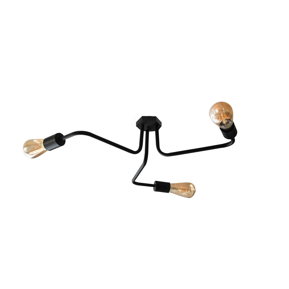 Стельова люстра павук чорна на 3 лампи Maze NL 6060/3 Одеса - фото 1