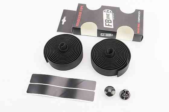 Обмотка ROAD керма 30*1900мм, з самоклеючою смугою, чорна PU-T96 Київ