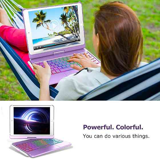 Чехол с клавиатурой и тачпадом для iPad 9th/8th/7th Gen 10.2