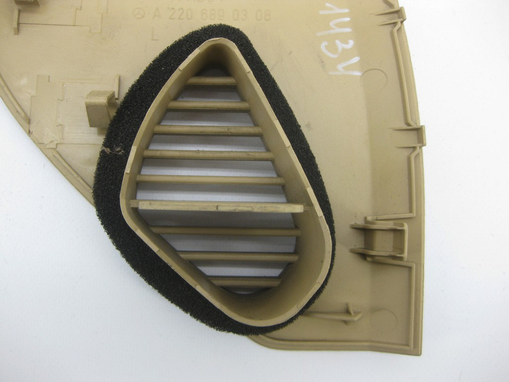 Mercedes-Benz  A2206890308 1434 Кришка лівого торця приладової панелі бежева S-Class W220 Одеса - фото 5