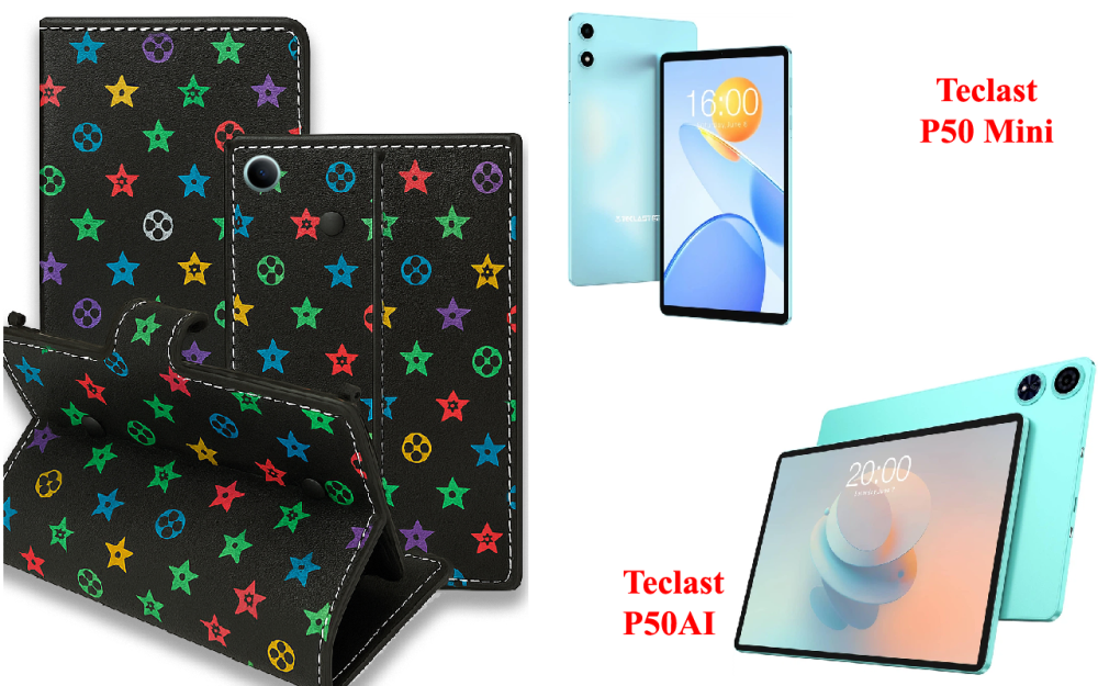 Книжка-трансформер для планшета Teclast P50, колір Black Lyi Black Київ - фото 1