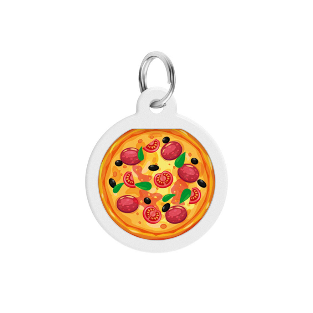 Адресник для собак и кошек металлический WAUDOG Smart ID с QR паспортом, рисунок 