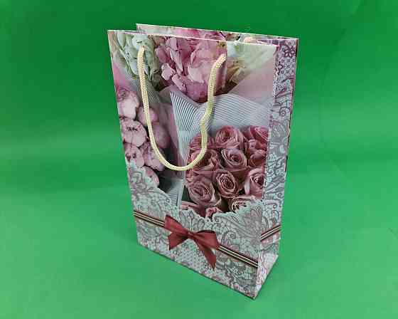 Бумажный пакет подарочный Средний 17/26/8 (артSV-171) (12 шт) Харьков