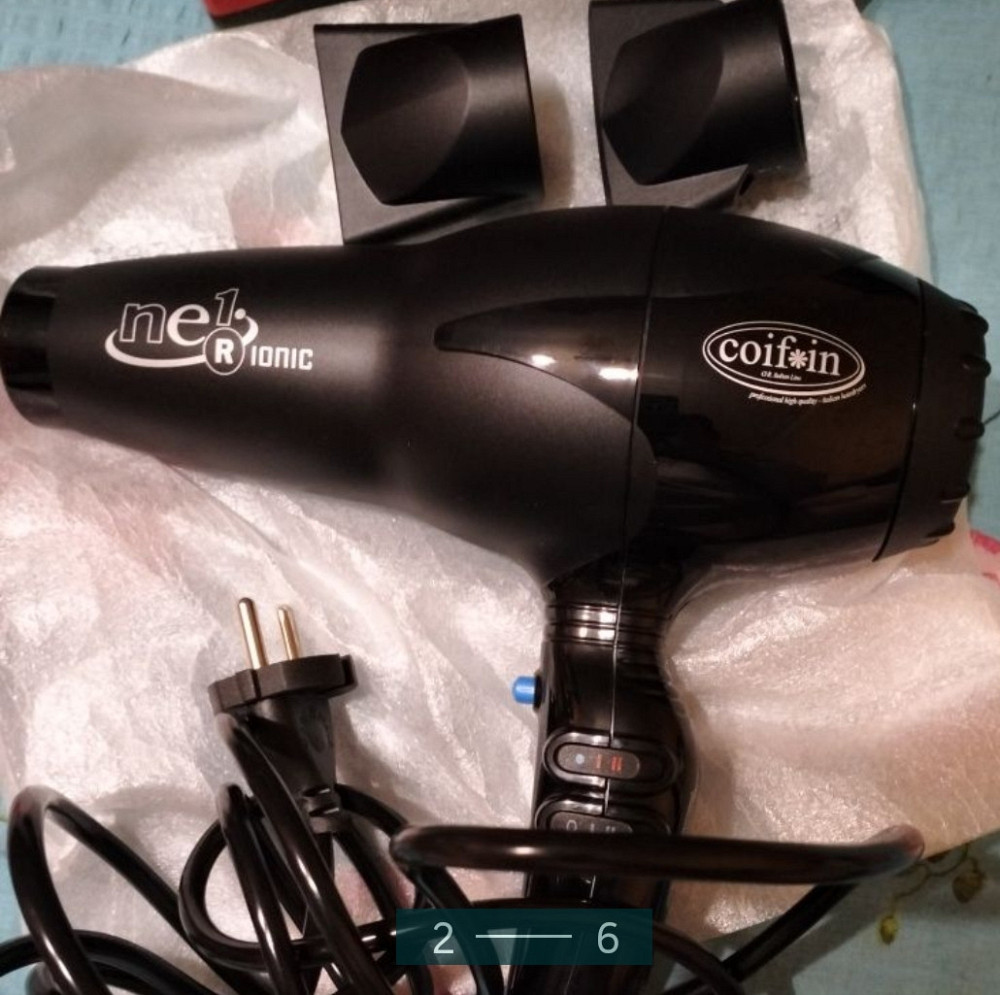 Фен для волосся: Coinfin Ionic Black NE1R-ion. Київ - фото 4