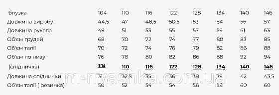 Костюм вишиванка червоний для дівчинки Барвіночка Кривий Ріг