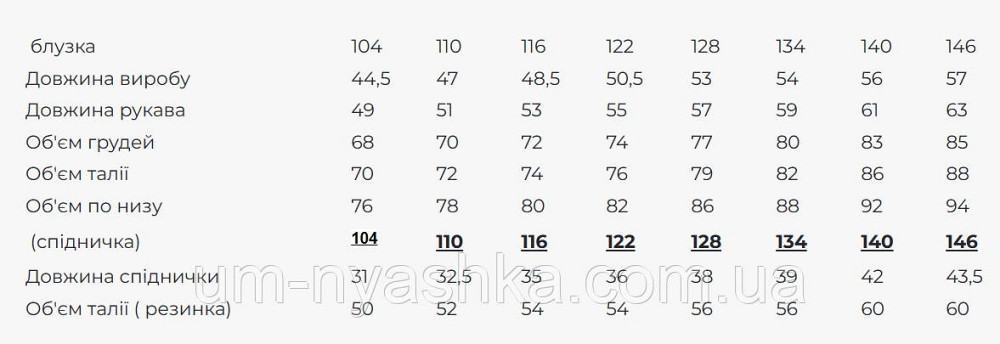 Костюм вишиванка червоний для дівчинки Барвіночка Кривий Ріг - фото 3