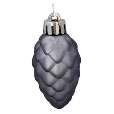 Елочная игрушка Chomik пластикові кульки компл. 31шт, 3см, сіро-сині (5900779877160_1) Винница