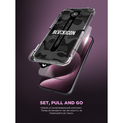 Стекло защитное Armorstandart Black Icon Supreme EZ iPhone 17 Pro Max (ARM86408) Винница - изображение 6