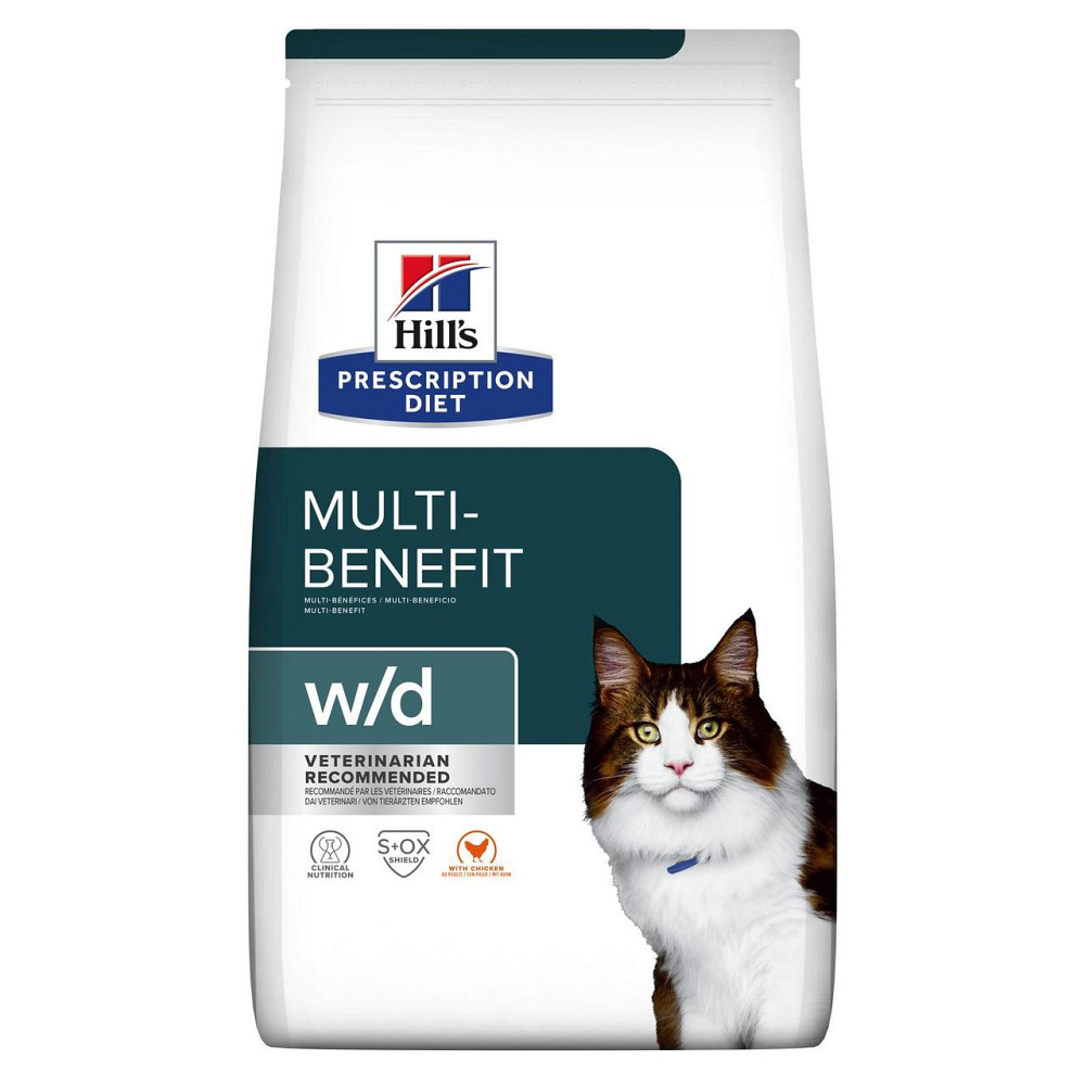 Дієтичний корм для котів Hills (Хіллс) PD Feline w/d з куркою 3 кг повнораціонний корм при цукровому діабеті для кішок Вінниця - фото 1