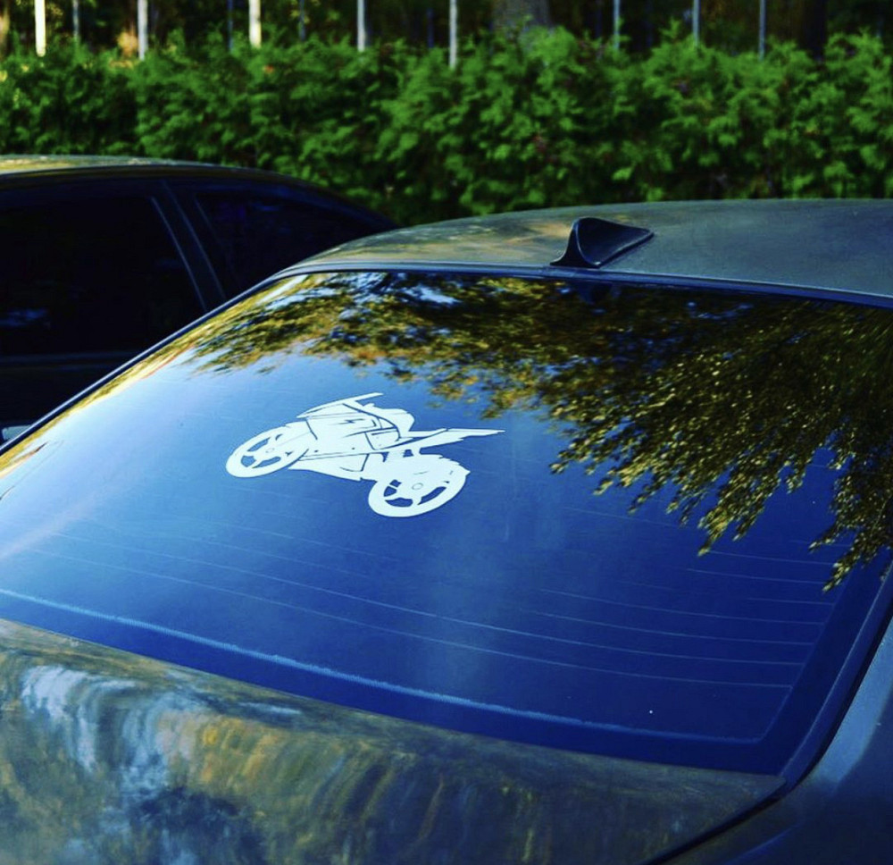 Виниловая наклейка на авто и любую поверхность  - Мотоцикл Черновцы - изображение 3