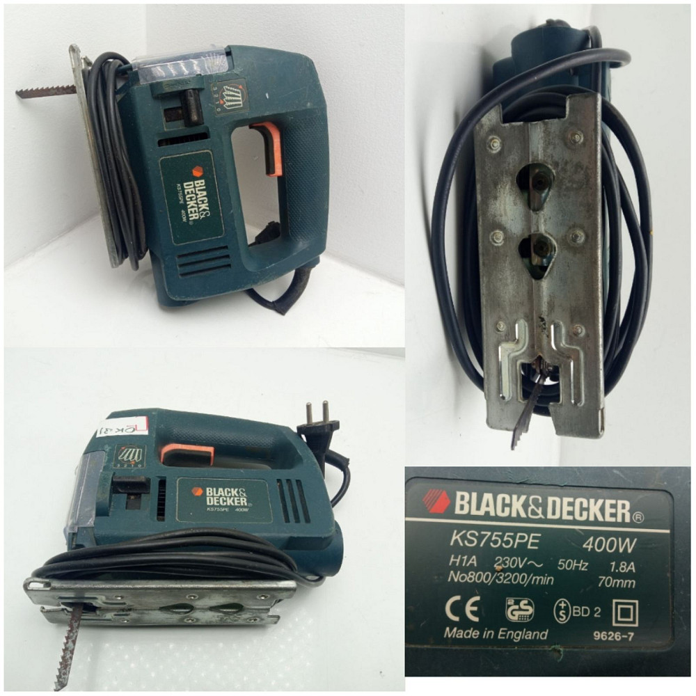 Електролобзик Black & Decker KS755PE (Б клас) Луцк - изображение 1