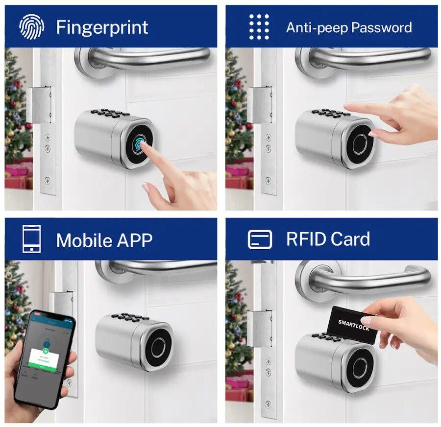 PES Cylinder Silver 35х35 мм кодовый смарт-цилиндр для замка Киев - изображение 9