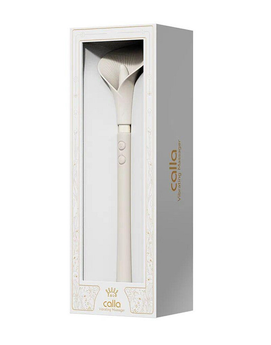 Роскошный вибромассажер Zalo – Calla Ivory White, двусторонний, 2 мотора Sex Aura Киев - изображение 9