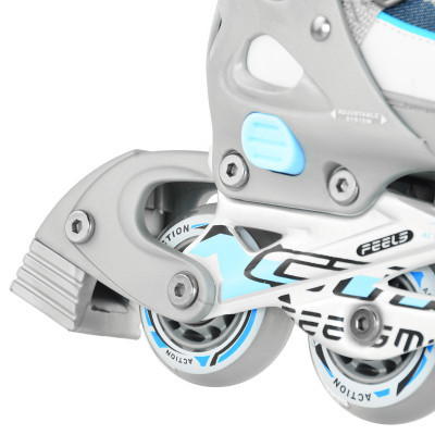 Роликові ковзани Action Kire Блакитні 33-36 (PW-126B-13-2BLUE/33-36) Вінниця - фото 11