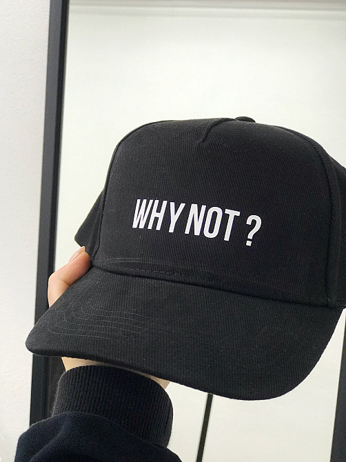 Кепка/Басболка з написом — "Why not?" Чернівці - фото 2